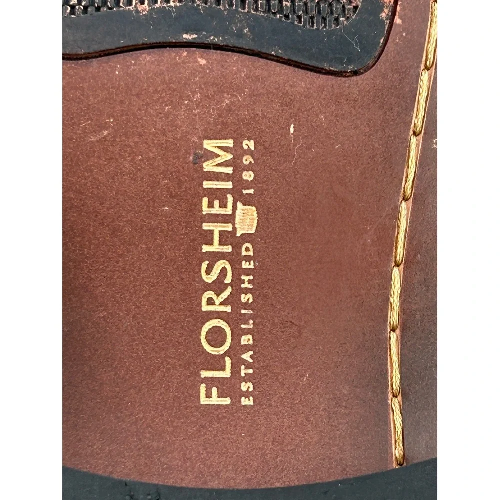Florsheim Men Black Leather Cap‎ Toe Oxford Dress Shoes 11339-001 Size 9D